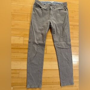 Peter Millar Taupe Corduroy Trousers